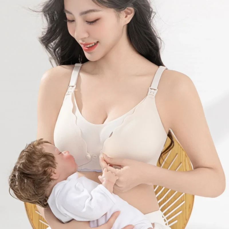 Seamless Detachable Breast-feeding Bra