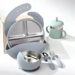 6-Piece Stainless Steel Baby Feeding Set