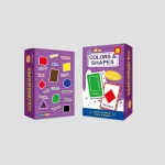 Colors and Shapes Flash Cards for Kids Aged 2-4 Years