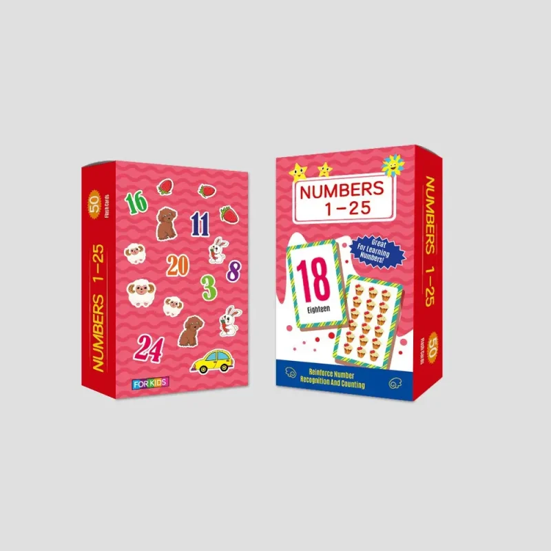 Counting Numbers Flash Cards for Early Math Learning