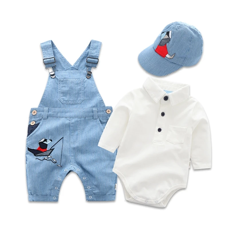 Cute Baby Overall Clothing Set