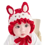 Cute Rabbit Shaped Baby Cap