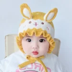 Cute Rabbit Shaped Baby Cap