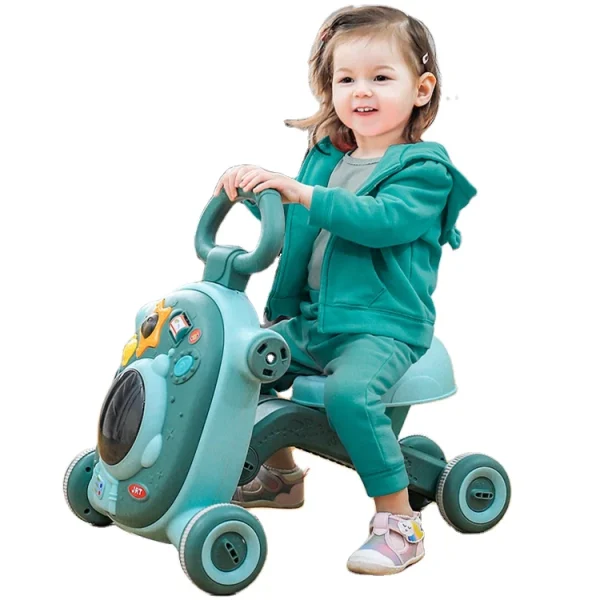 Foldable Multifunctional Baby Walker with Music