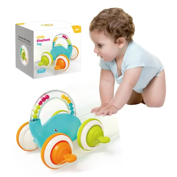 Gentle Silicone Teether Rattle for Babies