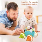 Gentle Silicone Teether Rattle for Babies