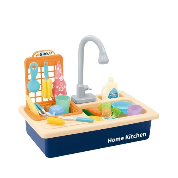 Interactive Kitchen Play Sink Toy Set for Kids
