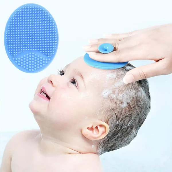 Soft Silicone Baby Cradle Cap Brush