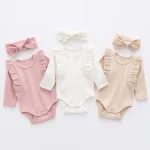 Stylish 2-Piece Newborn Bodysuit Set